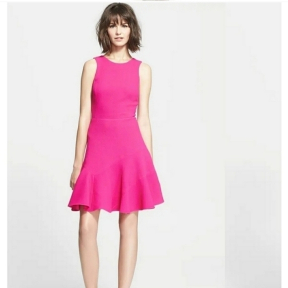 Rebecca taylor bright pink dress size 6 @T1 - Picture 2 of 13